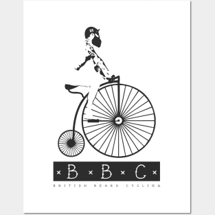 British Beard Cycling Posters and Art